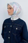 Saf İpek Sura Eşarp 9545D 04