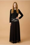 ŞERİT TAŞ DETAYLI ELBİSE 26YELB9738