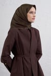 Soyut Desenli Saf İpek Twill Eşarp 9415D 32