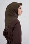 Soyut Desenli Saf İpek Twill Eşarp 9415D 32