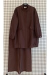 Trend Cep Detaylı Fermuarlı Ribanalı Oversize Keten Takım