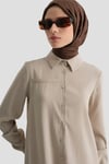 Tunik Elbise Bej
