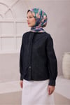 Twill İpek Eşarp - 4217-80 Lacivert
