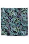 Twill İpek Eşarp - 4225-80 Siyah