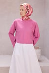Twill İpek Eşarp - 4225-80 Siyah