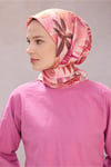 Twill İpek Eşarp - 4225-80 Siyah