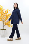 Zımba Detaylı Denim Tunik - İndigo