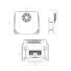 CNC-911212 DEMMONDemmon Slimcool Pro-12 12V Tavan Tipi Park Kliması - Profesyonel Inverter Seri