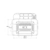 CNC-T600 HISENSEHisense T600 Tavan Kliması - 12V/24V Düşük Enerji Tüketimli Park Kliması