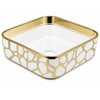 Arvitsa Tezgah Üstü Gold Beyaz Lavabo K06