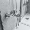 FLEKO Mob Banyo Bataryası Krom 