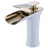 FLEKO Victoria Lavabo Bataryası Gold-Beyaz
