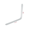 Flore Beyaz Raf Altı L Ayak 26×34
