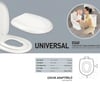 Nkp Universal Çocuk Adaptörlü Thermoplast Yavaş Kapanan Klozet Kapağı