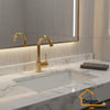 ÜnlüSu Delta Lavabo Bataryası Gold