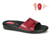 Ceyo 9200-12 Jelli Hallux-Valgus (Kemik Çıkıntısı) Destekli Kırmızı Kadın Terlik