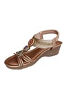Guja 26y241-1 Bronz Kadın Yazlık Sandalet