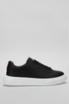 Lufian Tommy Siyah Beyaz Erkek Deri Sneaker