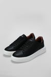 Lufian Tommy Siyah Beyaz Erkek Deri Sneaker