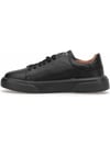 Lufian Tommy Siyah Erkek Deri Sneaker