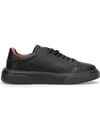 Lufian Tommy Siyah Erkek Deri Sneaker