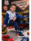 Minipa Garage Mavi Erkek Çocuk Garaj Tabanlı Çift Metal Arabalı Ortopedik Spor Ayakkabı