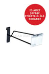 Etiketli Tel Pano Kancası 10 Adet (Etiketleri İle Birlikte) 