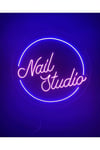 Nail Studio Yazılı Neon Tabela – Kuaför & Güzellik Salonu LED Işığı
