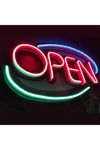 OPEN Yazılı Neon LED Tabela | İşletme Açık Tabelası | Global Tabela