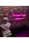 Sen Benim Tırnağım Olamazsın Neon Tabela – Nail Studio & Güzellik Salonu LED Yazı 💋