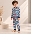 Araba Desenli Mevsimlik Pijama Takımı (Geniş Kalıp)