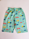 Araba Desenli Şortlu Pijama Takımı