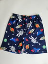 Astronot Desenli Şortlu Pijama Takımı