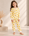 Civciv Desenli Kalın Mevsimlik Pijama Takımı (Rahat Kalıp)