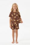 Daisy Desenli Şortlu Pijama Takımı