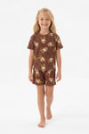 Daisy Desenli Şortlu Pijama Takımı