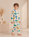 Dinozor Desenli Kalın Mevsimlik Pijama Takımı (Rahat Kalıp)