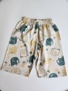 Fil Desenli Şortlu Pijama Takımı