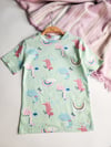 Gökkuşağı Şortlu Pijama Takımı