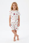Hello Kitty Desenli Şortlu Pijama Takımı