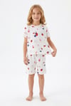 Hello Kitty Desenli Şortlu Pijama Takımı