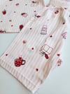 Kahve Molası Şortlu Pijama Takımı