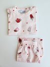 Kahve Molası Şortlu Pijama Takımı