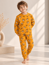 Kaplan Desenli Kalın Mevsimlik Pijama Takımı (Rahat Kalıp)