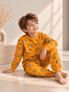 Kaplan Desenli Kalın Mevsimlik Pijama Takımı (Rahat Kalıp)