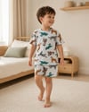 Kaplan Desenli Şortlu Pijama Takımı