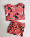Karavan Desenli Yazlık Şortlu Pijama Takımı