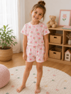 Karpuz  Desenli Şortlu Pijama Takımı