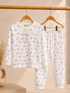Kedi Desenli Kalın Mevsimlik Pijama Takımı