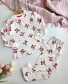 Kiraz Desenli Mevsimlik Pijama Takımı